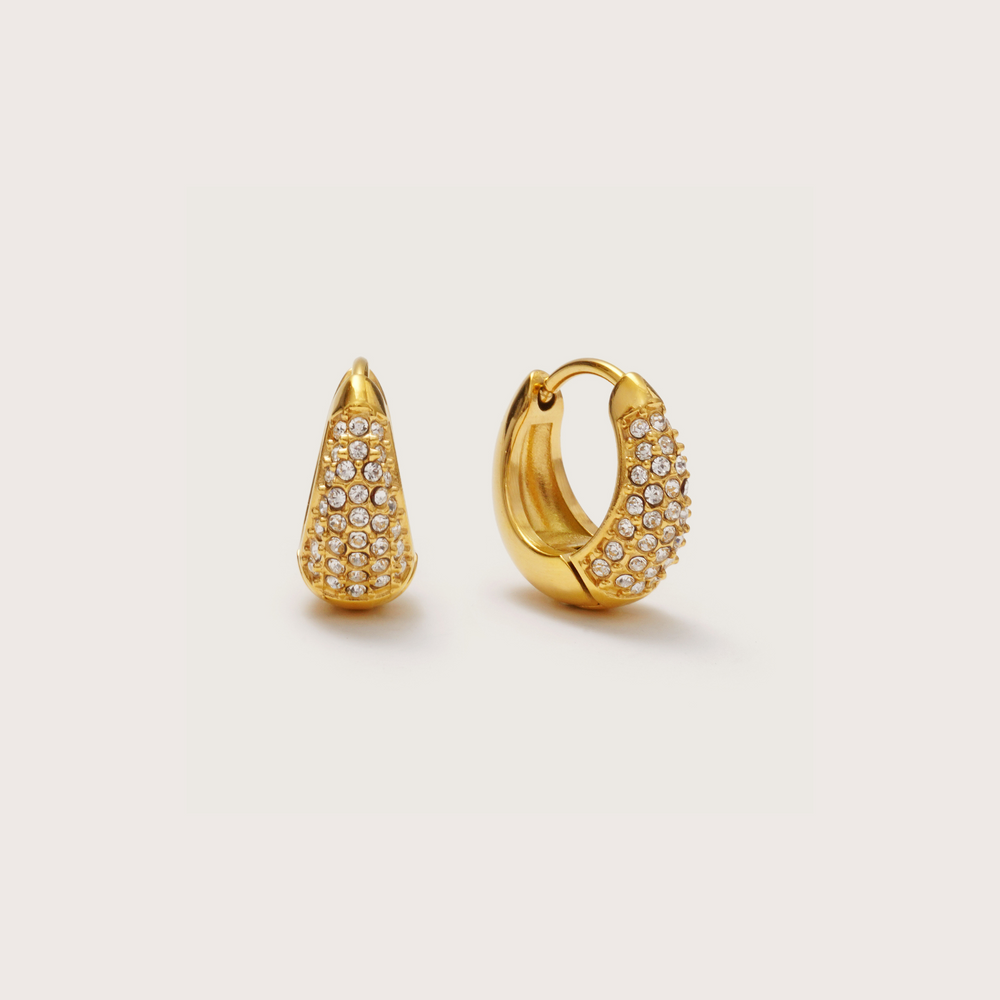 Mini Zirconia Sparkle Huggies