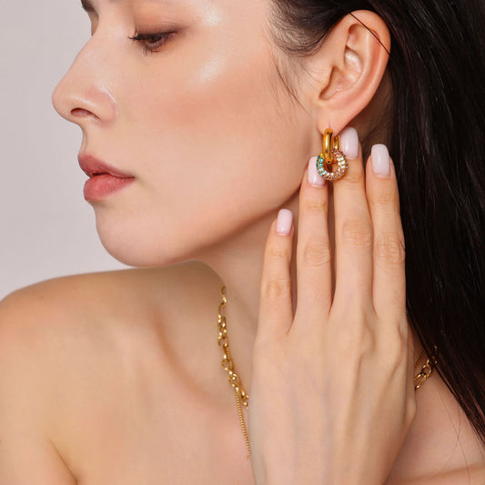 Color Pop Statement Hoop Earrings