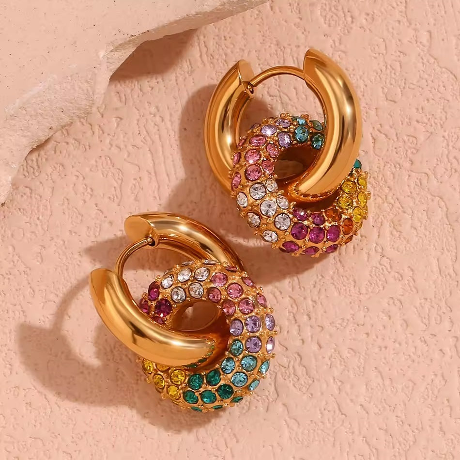 Color Pop Statement Hoop Earrings