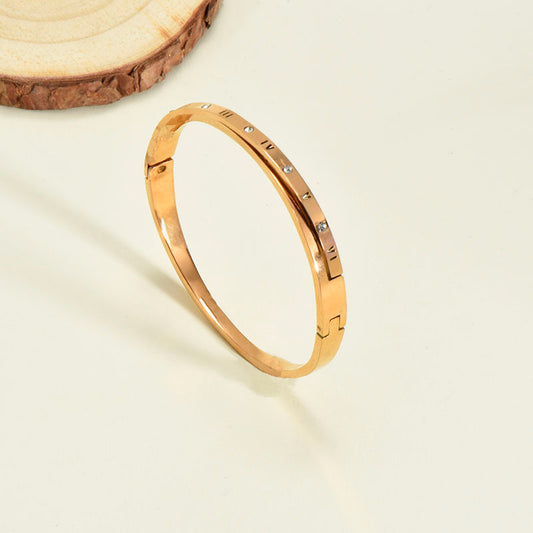 Timeless Roman Bangle Bracelet