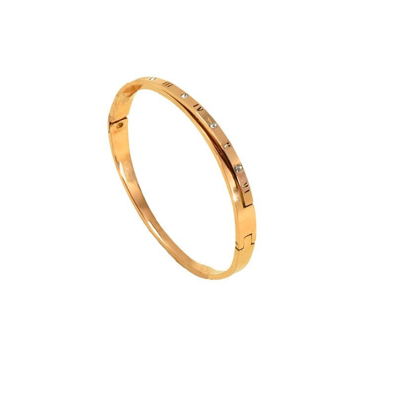 Timeless Roman Bangle Bracelet