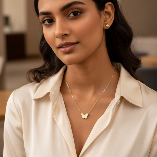 Dainty Butterfly Necklace