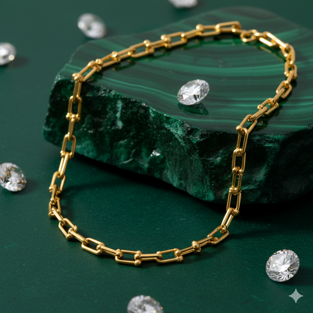 Paper Link Necklace