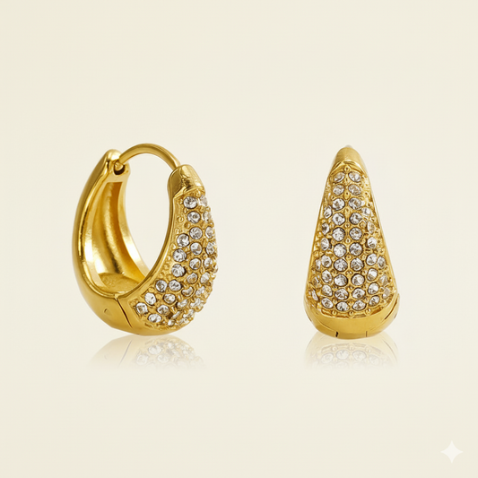 Mini Zirconia Sparkle Huggies