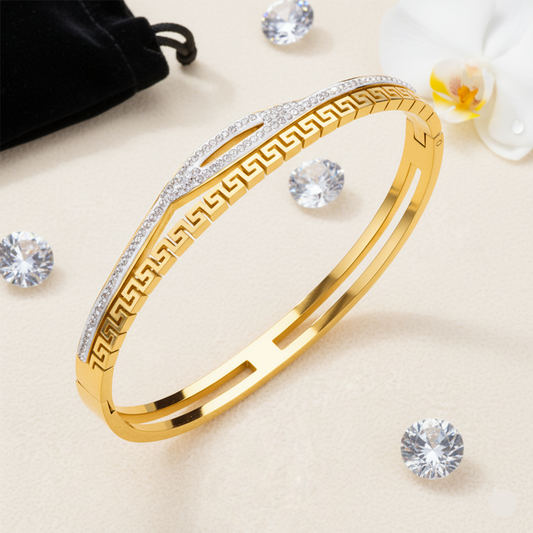 Greek Key Motif Bracelet