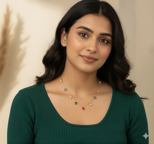 Vibrant Vibes Charm Necklace