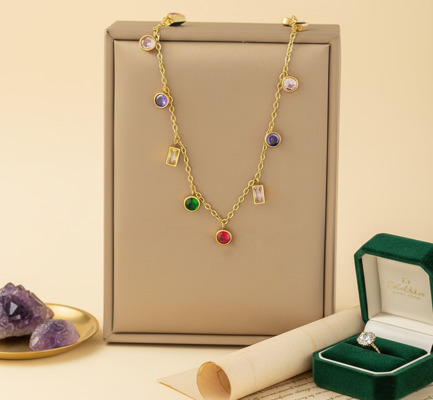 Vibrant Vibes Charm Necklace