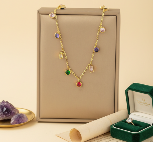 Vibrant Vibes Charm Necklace