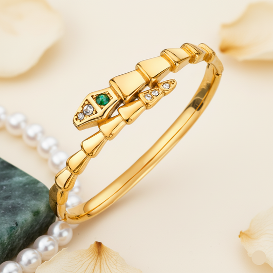 Serpent Luxe Bangle Bracelet