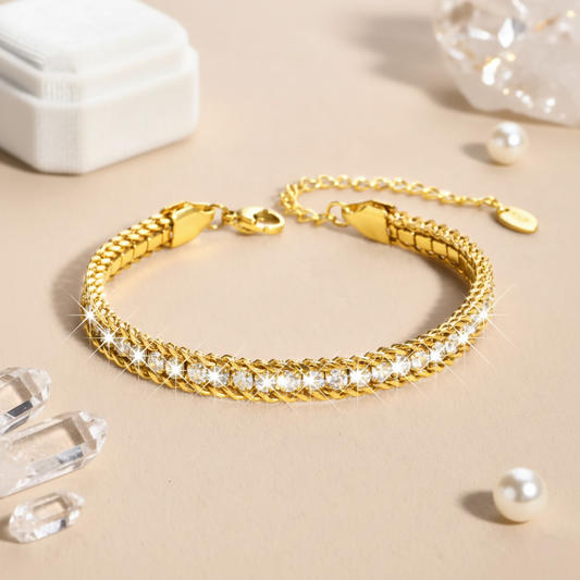 Chunky Dual Link Tennis Bracelet