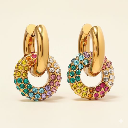 Color Pop Statement Hoop Earrings