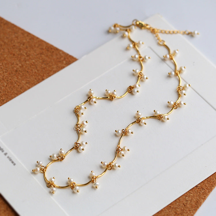 Pearl Charm Necklace