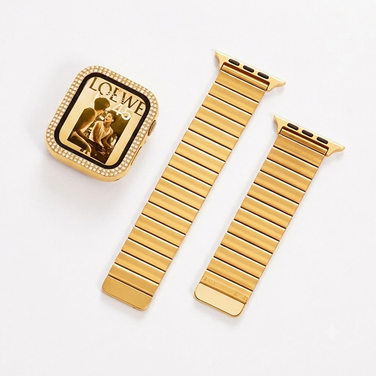 Front View of Bamboo Magnetic Band