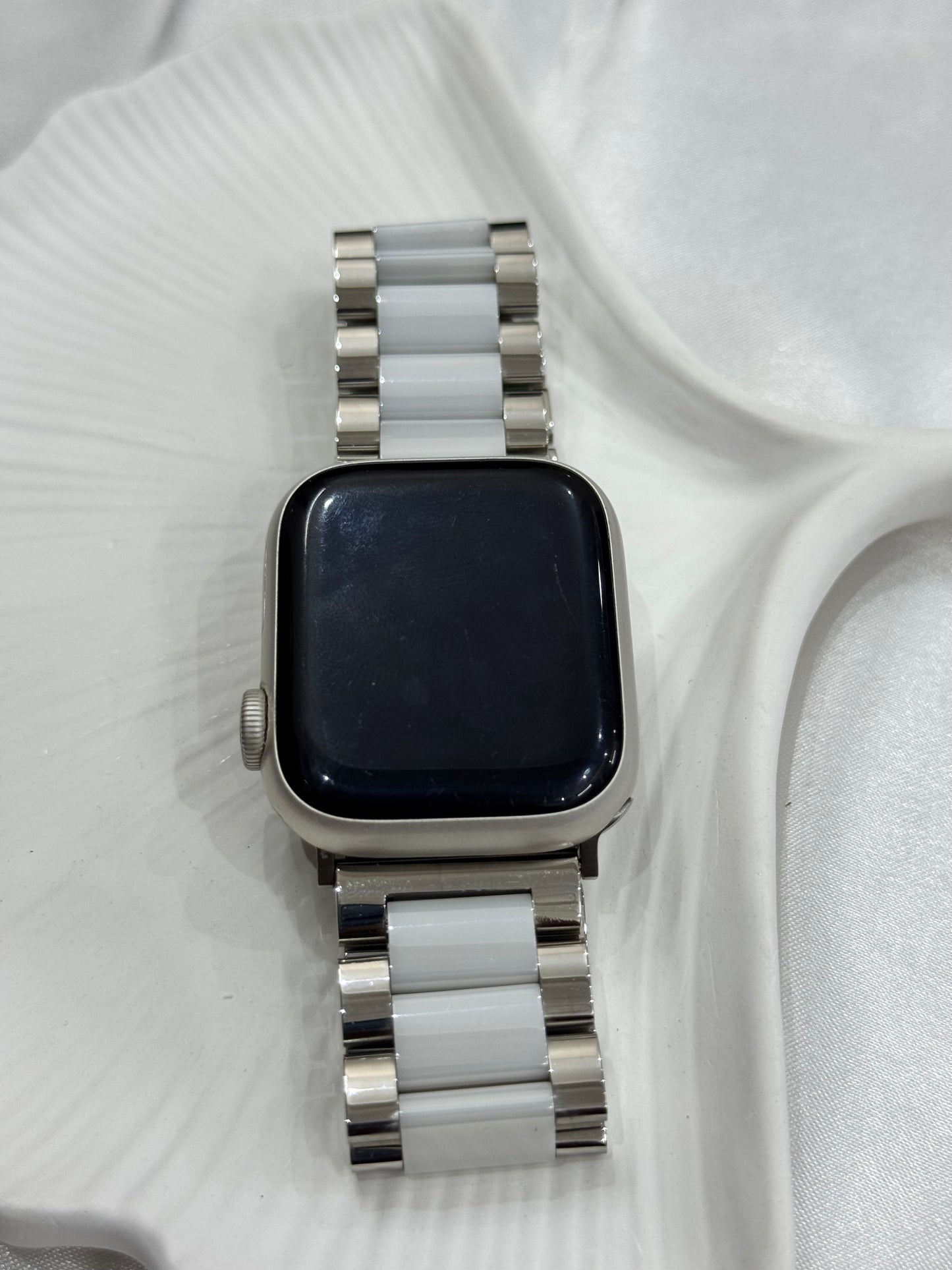 Ceramic 3-Link Band  with watch