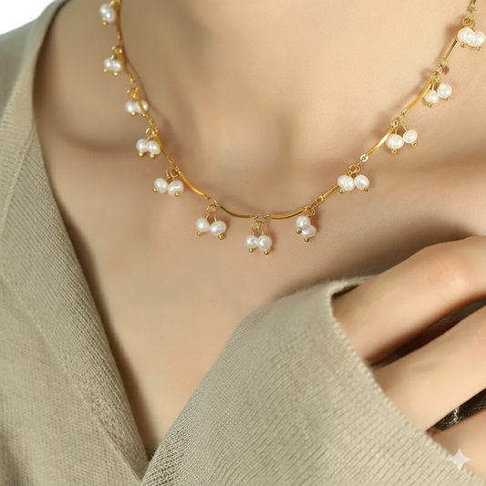 Pearl Charm Necklace