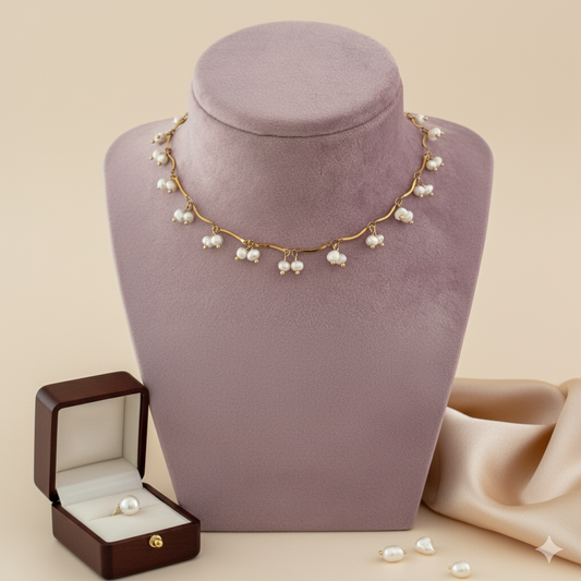 Pearl Charm Necklace