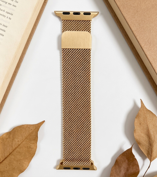 Front View of Milanese Loop Band