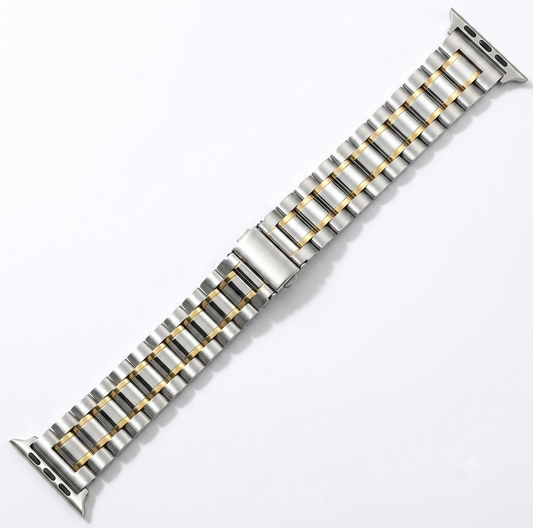 Front view of Two-Tone Link Band