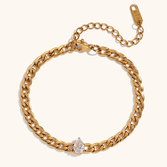 Zircon Link Bracelet